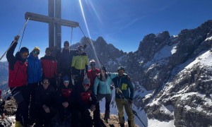 Skitour Valentin Gletscherlauf - Gipfelsieg