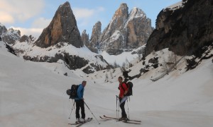 Skitour Elferkofelumrundung - Bacherntal mit Hoher Leist und Zwölferkofel