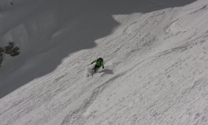 Skitour Elferkofelumrundung - Menschenfresserrinne oberer Teil