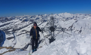 Skihochtour Johannisberg - Hohe Riffl mit Blick zum Großvenediger