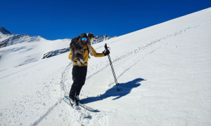 Skihochtour Johannisberg - Abfahrt