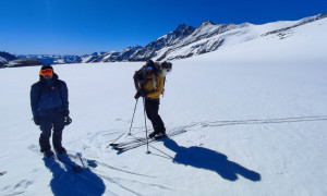 Skihochtour Johannisberg - Abfahrt beim Pasterzenboden