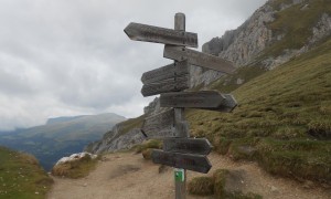 Bergtour Peitlerkofel - Peitlerscharte