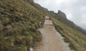 Bergtour Peitlerkofel - Aufstieg über breitem Steig