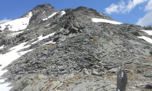Bergtour Großer Moosstock - Aufstieg