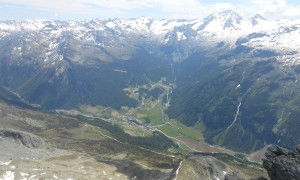 Bergtour Großer Moosstock - Blick nach Rein in Taufers