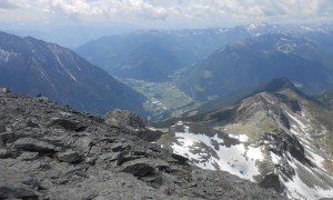 Bergtour Großer Moosstock - Blick nach Sand in Taufers