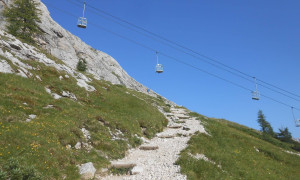 Hochtour Marmolata - Aufstieg Hochtour Marmolata - Aufstieg