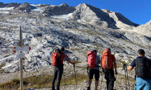 Hochtour Marmolata - Forcella Col del Bous Hochtour Marmolata - Forcella Col del Bous