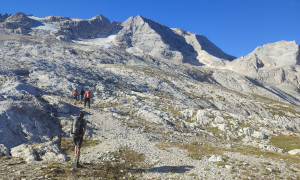 Hochtour Marmolata - Forcella Col del Bous Hochtour Marmolata - Forcella Col del Bous