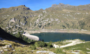 Hochtour Marmolata - Abstieg zum Stausee Hochtour Marmolata - Abstieg zum Stausee