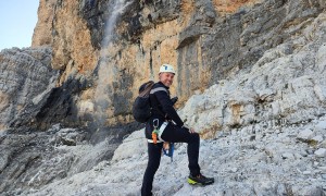Klettersteig Tofana di Rozes - im Steig