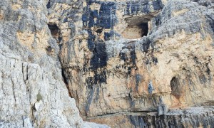 Klettersteig Tofana di Rozes - im Steig