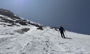Klettersteig Tofana di Rozes - Abstieg Nordostflanke