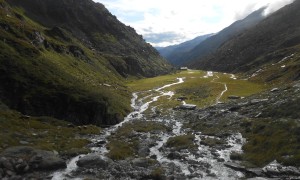Hochtour Dreiherrenspitze - Rückblick Lahneralm