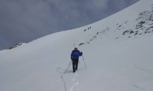 Hochtour Dreiherrenspitze - Abstieg über Gletscher
