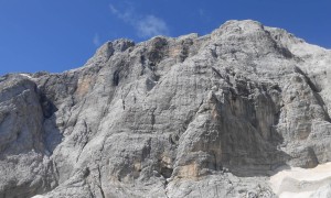 Klettersteig Civetta - kurz vor dem Einstieg zum Ostsporn
