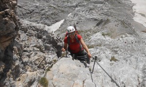 Klettersteig Civetta - im Klettersteig