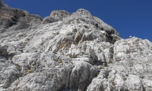Klettersteig Civetta - im Klettersteig