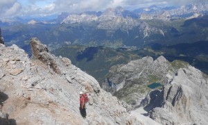 Klettersteig Civetta - im Klettersteig