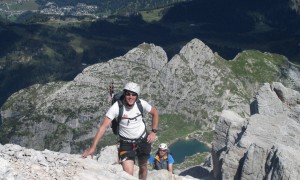 Klettersteig Civetta - Blick nach Alleghe