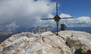 Klettersteig Civetta - Gipfelsieg