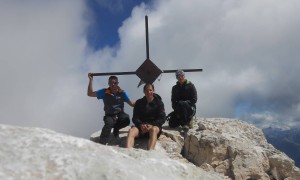 Klettersteig Civetta - Gipfelsieg