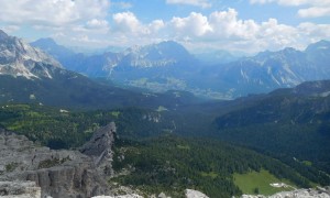 Klettersteig Averau - Blick nach Cortina