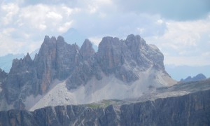 Klettersteig Averau - Blick zu Croda da Lago und Cima Ambrizzolla