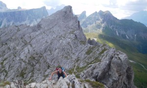 Klettersteig Averau - Aufstieg Nuvolau