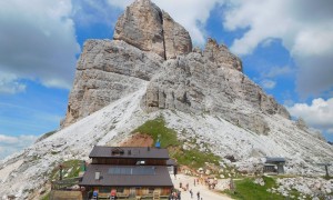 Klettersteig Averau - bei der Averauhütte