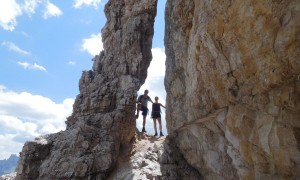 Klettersteig Averau - Aufstieg