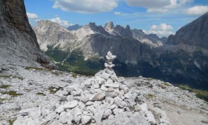 Klettersteig Averau - Abstieg