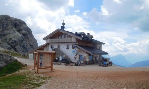 Klettersteig Averau - bei der Averauhütte