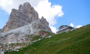 Klettersteig Averau - Abstieg von der Averauhütte