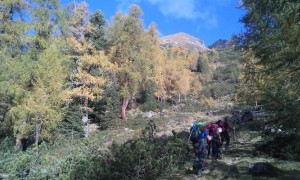 Hochtour Hochalmspitze - herbstlicher Aufstieg