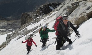 Hochtour Hochalmspitze - Einstieg Detmoldergrat