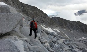 Hochtour Hochalmspitze - Abstieg Rudolstädter Weg