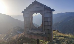 Bergtour Kreuzspitze - beim Fenster