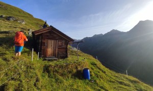 Bergtour Kreuzspitze - bei der Fensterhütte