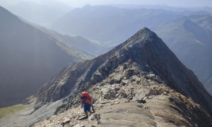 Bergtour Kreuzspitze - Aufstieg Sajatkrone