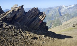 Bergtour Kreuzspitze - Abstieg Normalweg