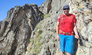 Bergtour Kreuzspitze - Abstieg Normalweg über Rampe