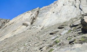 Bergtour Kreuzspitze - Abstieg Normalweg über Rampe