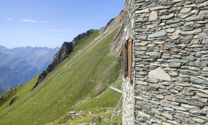 Bergtour Kreuzspitze - bei der Sajathütte