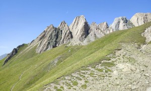 Bergtour Kreuzspitze - bei der Sajathütte