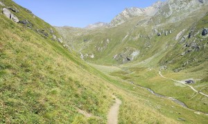 Bergtour Kreuzspitze - Abstieg Timmeltal