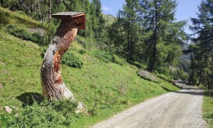 Bergtour Kreuzspitze - beim Ausgangspunkt