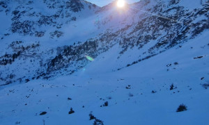 Skitour Spitzköfele - Aufstieg Skitour Spitzköfele - Aufstieg