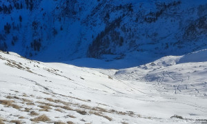 Skitour Spitzköfele - Abfahrt Skitour Spitzköfele - Abfahrt